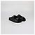 Chanel Black Leather CC Strap Flat Sandals - view 2
