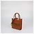 Mini bolso tote Sunshine Shopper Fendi de piel marrón Castaño - vista 2