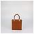 Mini bolso tote Sunshine Shopper Fendi de piel marrón Castaño - vista 3
