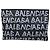 Pouch con zip Balenciaga in pelle nera con graffiti Nero
