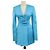 The Attico Capri Blue Jacqueline Mini-Kleid aus Polyester Blau