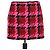 Versace Multicolor Blend Wool Rib Knit Patterned Mini Skirt Multiple colors