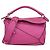 Borsa Puzzle Medium in pelle fucsia Loewe Rosa