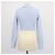 Self portrait Self-Portrait Blue Lurex Strick-Cropped-Cardigan Weiß Blau - Ansicht 3