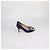 Manolo Blahnik Navy Blue Satin Hangisi Pumps - view 3