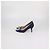 Manolo Blahnik Navy Blue Satin Hangisi Pumps - view 4