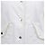Hermès Chaqueta sin cuello Sellier Hermes de algodón blanco con botones - vista 4