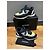 Sneakers Chanel CC Nero Bianco Giallo - vista 10