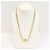 Céline Collar de doble cadena Celine Triomphe Dorado - vista 6