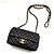 Borsa a tracolla Chanel Lambskin Matelassé 20 con catena Nero - vista 2