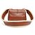 Celine Borsa 16 Soft Teen Slimane Tan Soft Leather Shearling Strap Bag Céline Marrone - vista 4