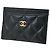 Porta-cartões Classic Matelassé Chanel Preto