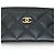 Porta-cartões Classic Matelassé Chanel Preto - vista 3