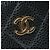 Porta-cartões Classic Matelassé Chanel Preto - vista 5