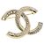 Spilla Chanel Coco Mark in metallo dorato D'oro - vista 2
