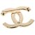 Spilla Chanel Coco Mark in metallo dorato D'oro - vista 3