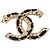 Chanel Coco Mark Brosche B22S Schwarz Golden - Ansicht 2
