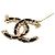 Chanel Coco Mark Brosche B22S Schwarz Golden - Ansicht 3