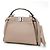 Borsa Fendi Peekaboo Small Selleria Grigio