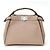 Borsa Fendi Peekaboo Small Selleria Grigio - vista 3