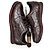 Sneaker Gucci in pelle di coccodrillo marrone - vista 10