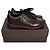 Sneaker Gucci in pelle di coccodrillo marrone - vista 2