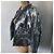 Paco Rabanne Silver Sequin Cropped Jacket Silvery - view 3