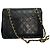 Chanel Vintage Classic Double Flap Leather 25 Nero - vista 2