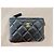 Chanel Handtasche aus gestepptem Leder und Mesh mit passendem Beutel Schwarz - Ansicht 2