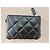 Chanel Handtasche aus gestepptem Leder und Mesh mit passendem Beutel Schwarz - Ansicht 3