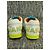 Sneakers Chanel in pelle bianca e suole giallo neon Rosa Bianco - vista 7