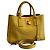 Borsa a mano Marc Jacobs in camoscio giallo