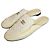 Chanel Mules in pelle beige con perle CC