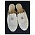 Chanel Mules in pelle beige con perle CC - vista 13
