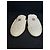 Chanel Mules in pelle beige con perle CC - vista 2