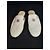 Chanel Mules in pelle beige con perle CC - vista 3