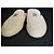 Chanel Mules in pelle beige con perle CC - vista 4
