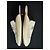 Chanel Mules in pelle beige con perle CC - vista 7