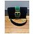 Borsa a tracolla Prada Cahier in velluto con catena Nero Verde - vista 7