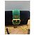 Borsa a tracolla Prada Cahier in velluto con catena Nero Verde - vista 8