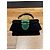 Borsa a tracolla Prada Cahier in velluto con catena Nero Verde - vista 9