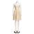 Diane von Furstenberg Kari trägerloses Mesh-Kleid Beige