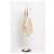 Diane von Furstenberg Kari trägerloses Mesh-Kleid Beige - Ansicht 3