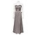 Vera Wang trägerloses Abendkleid in Silber Grau