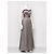 Vera Wang trägerloses Abendkleid in Silber Grau - Ansicht 2