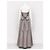 Vera Wang trägerloses Abendkleid in Silber Grau - Ansicht 4