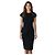 Abito bodycon aderente in maglia elasticizzata Givenchy nero con dettaglio zip - vista 5