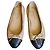 Chanel Ballerine Bicolore in Pelle Nero Beige