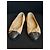 Chanel Ballerine Bicolore in Pelle Nero Beige - vista 2