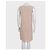 Vestido sin mangas drapeado de seda marrón Brunello Cucinelli M prepropiedad - vista 3